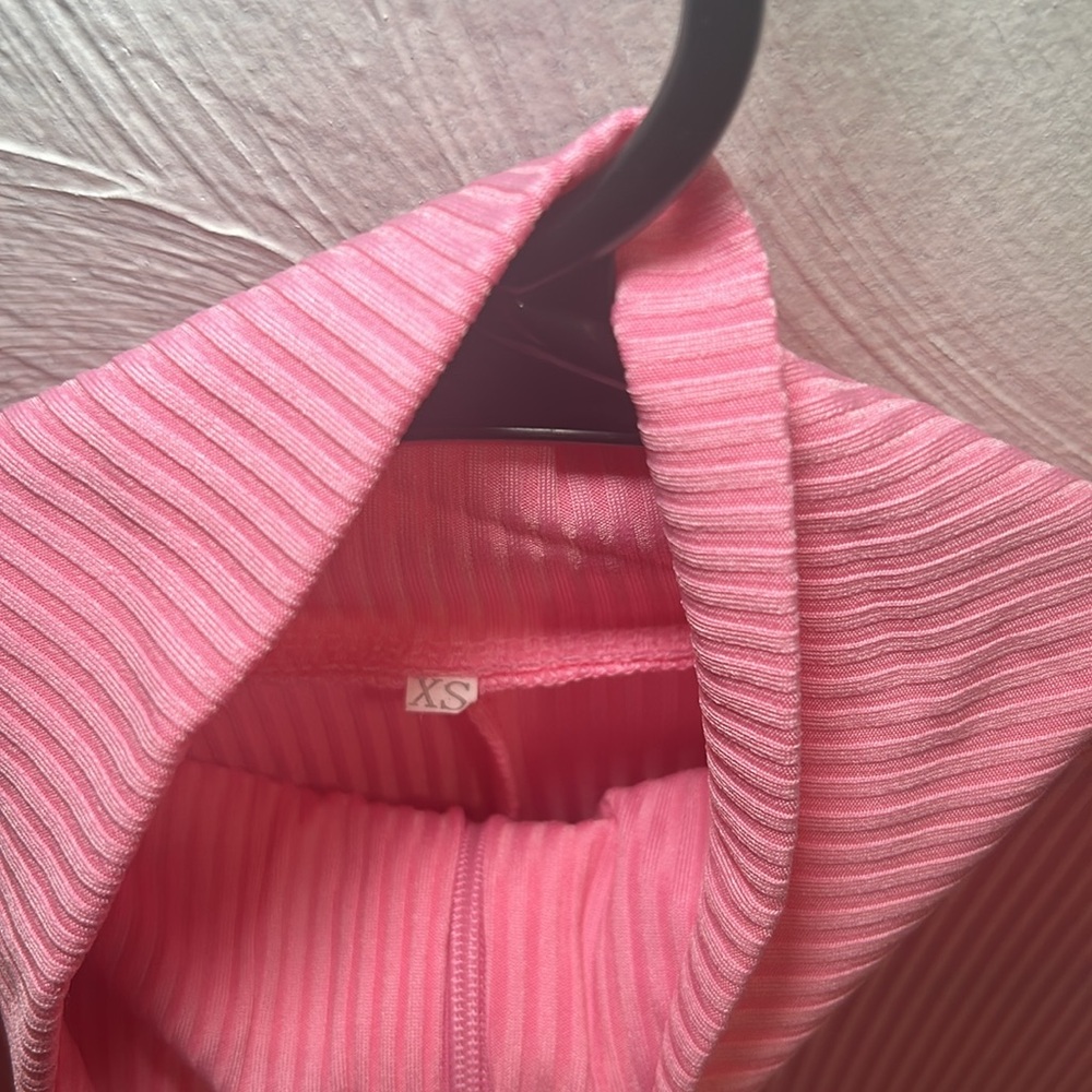 Pink LUCKY LABEL Ribbed Jumpsuit - Picture 5 of 7